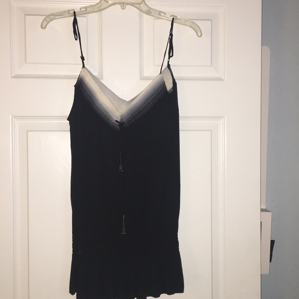 LAMB Gwen Stephanie ombré black top